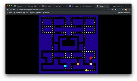 Player starts with 5 lives and can have upto 7. . Github pacman